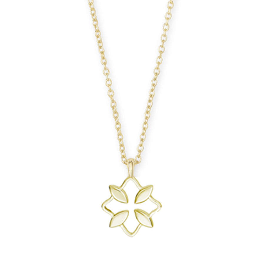 Natalie Wood Designs "Grace" Mini Drop Necklace-Gold