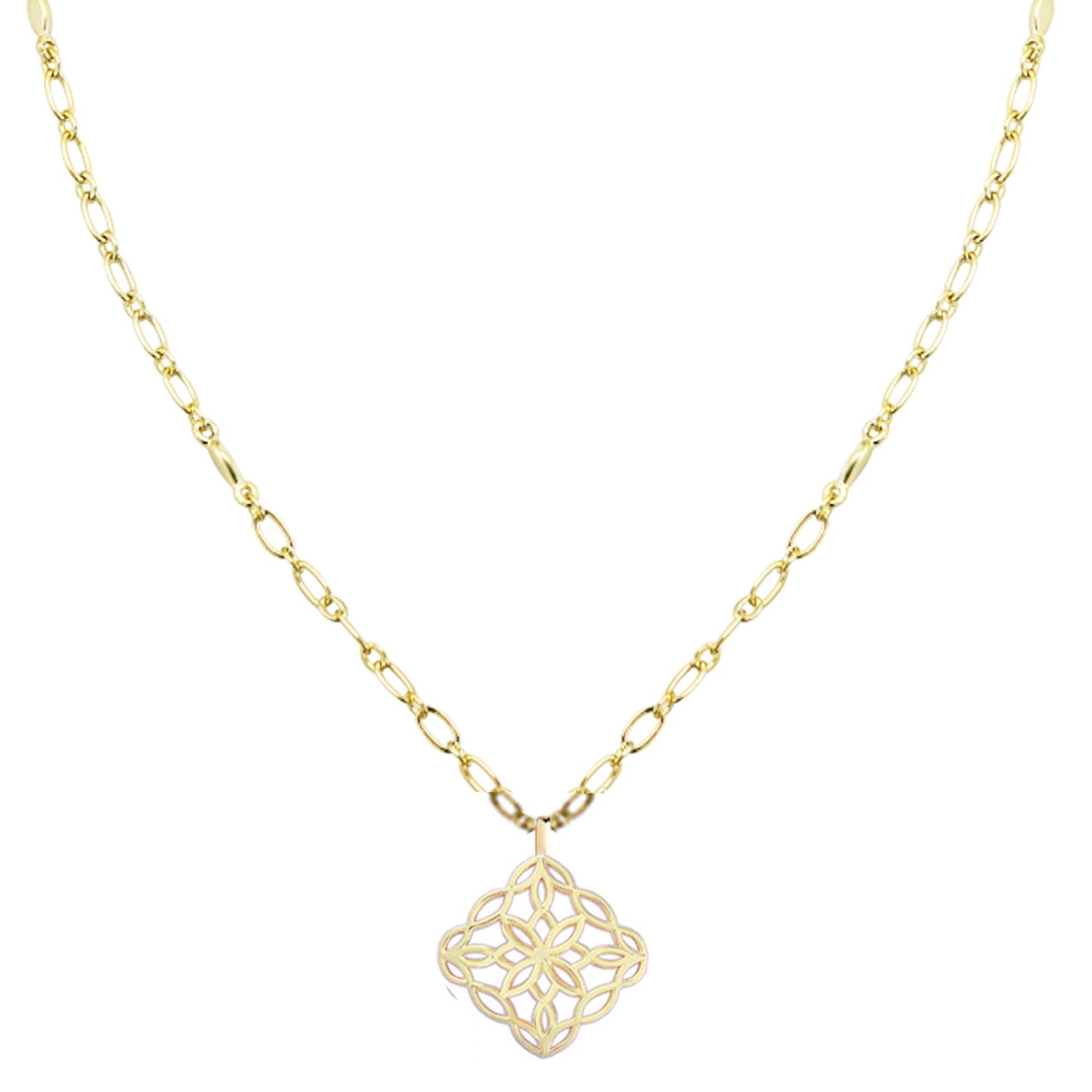 Natalie Wood Designs "Bloom Drop" Necklace -Gold