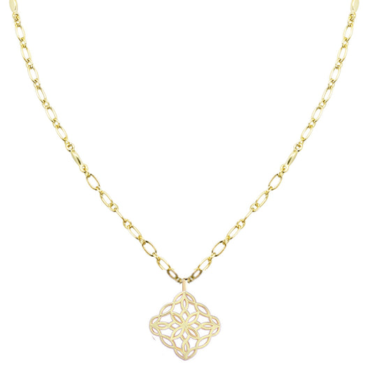 Natalie Wood Designs "Bloom Drop" Necklace -Gold