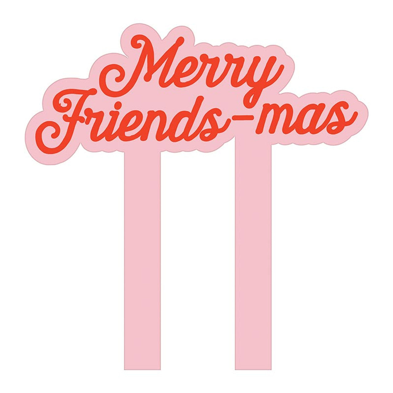 Slant Collection "Merry Friends-mas" Cake Topper