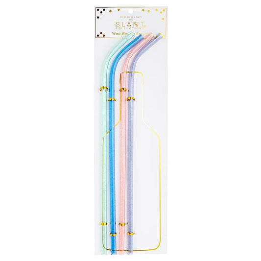 Slant -Birthday Bottle Straws-Pastel