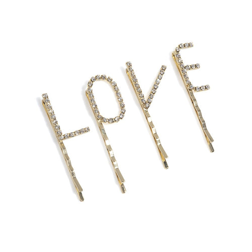 Shiraleah "LOVE" Hairpins (Set of 4)