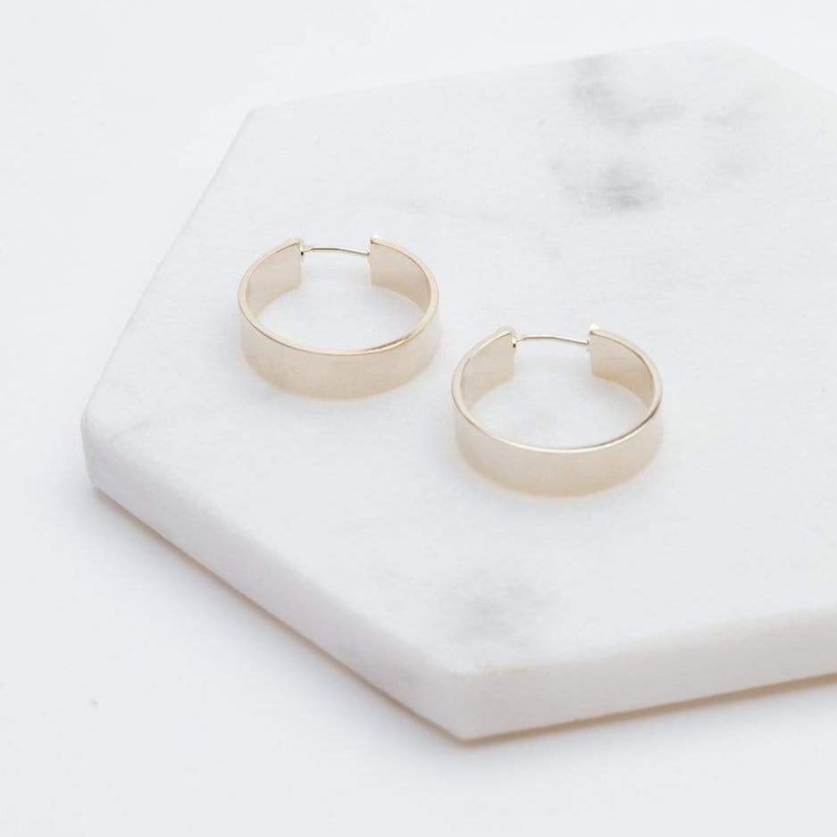 Lovers Tempo “Chloe” Hoop Earrings-Gold