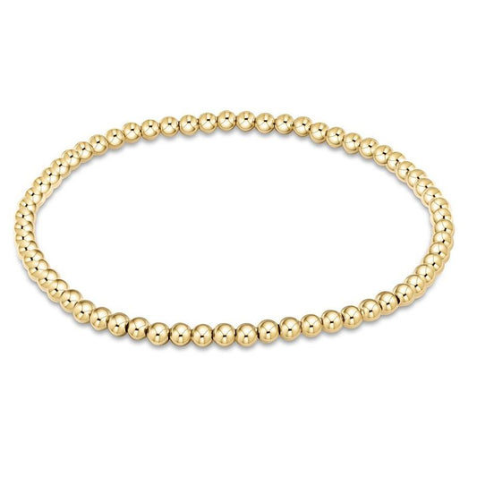 Enewton "Classic" Gold 3mm Bead Bracelet-Gold (BCLG3)