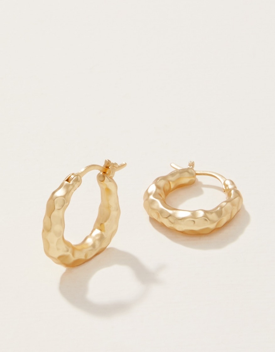 Spartina 449 Everyday Hoop Earrings-Gold