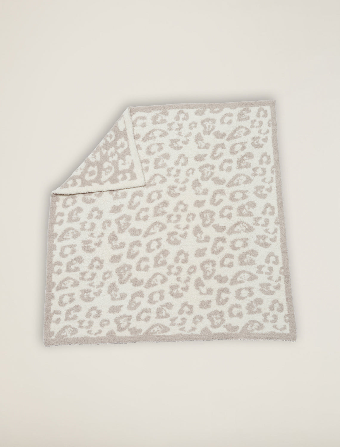 Barefoot Dreams CozyChic® Barefoot in the Wild® Baby Blanket-Stone/Cream
