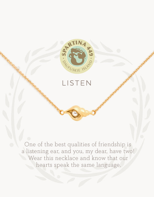 Spartina 449 Sea La Vie Necklace- Listen/Shell