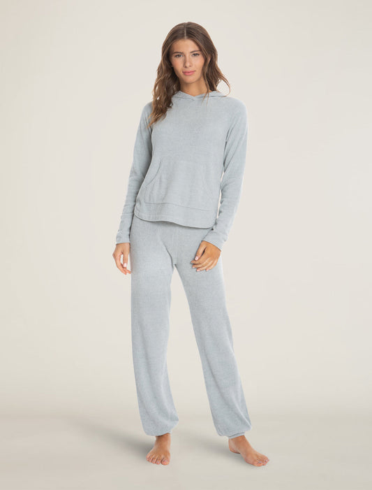 Barefoot Dreams CozyChic Ultra Lite® Pullover Hoodie-Blue Water