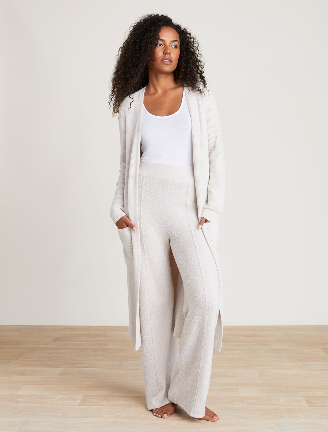 Barefoot Dreams CozyChic Ultra Lite® Long Cardi-Sand Dune