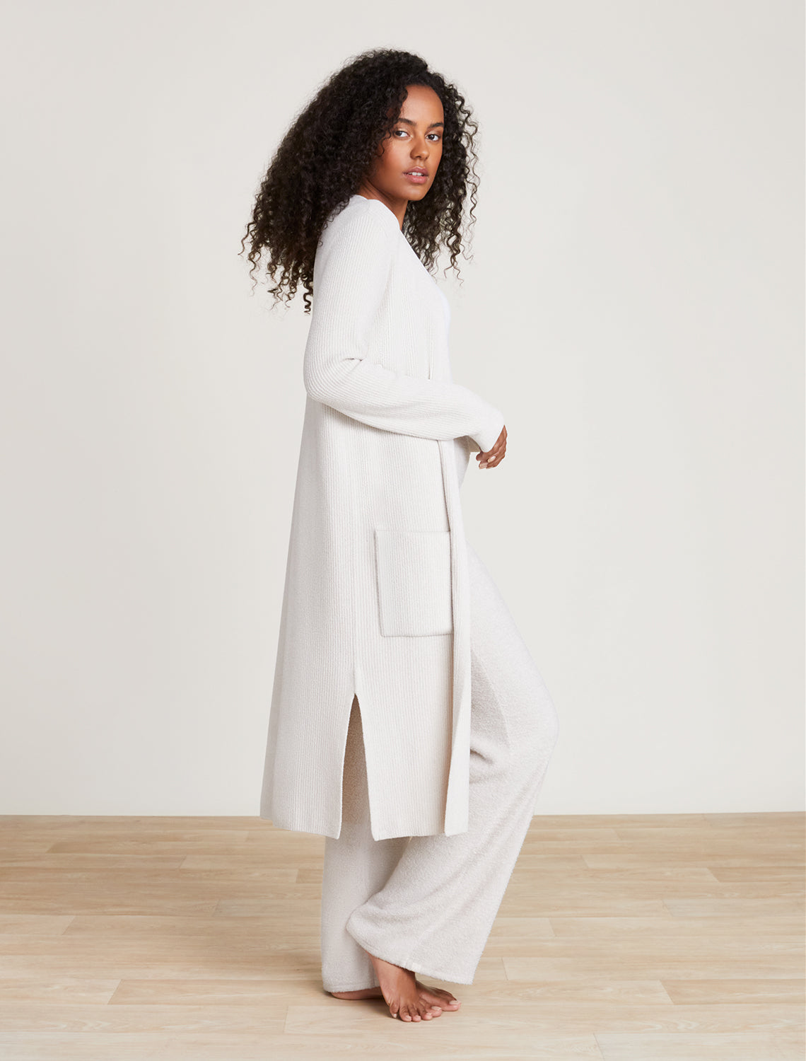 Barefoot Dreams CozyChic Ultra Lite® Long Cardi-Sand Dune