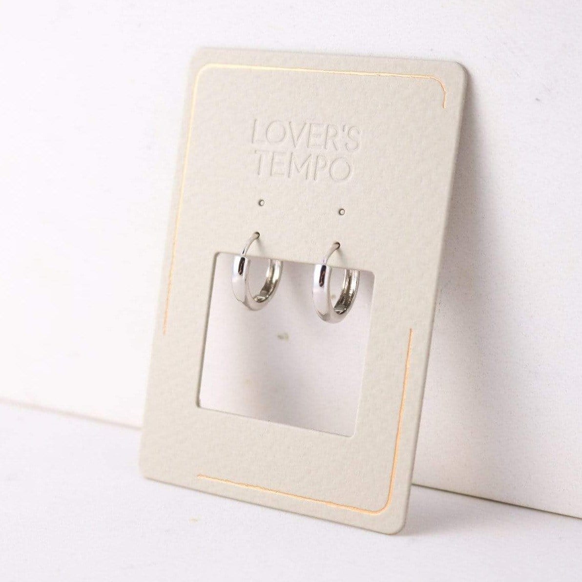 Lover’s Tempo “Bea” 15 mm Hoop Earrings- Silver