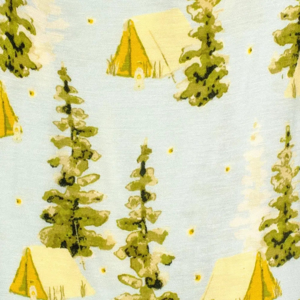 Milkbarn Kids "Camping" Bamboo Three-Layer Kerchief Bib