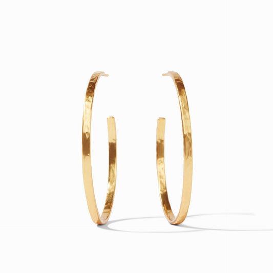 Julie Vos “Crescent” Hoop Gold- Extra Large