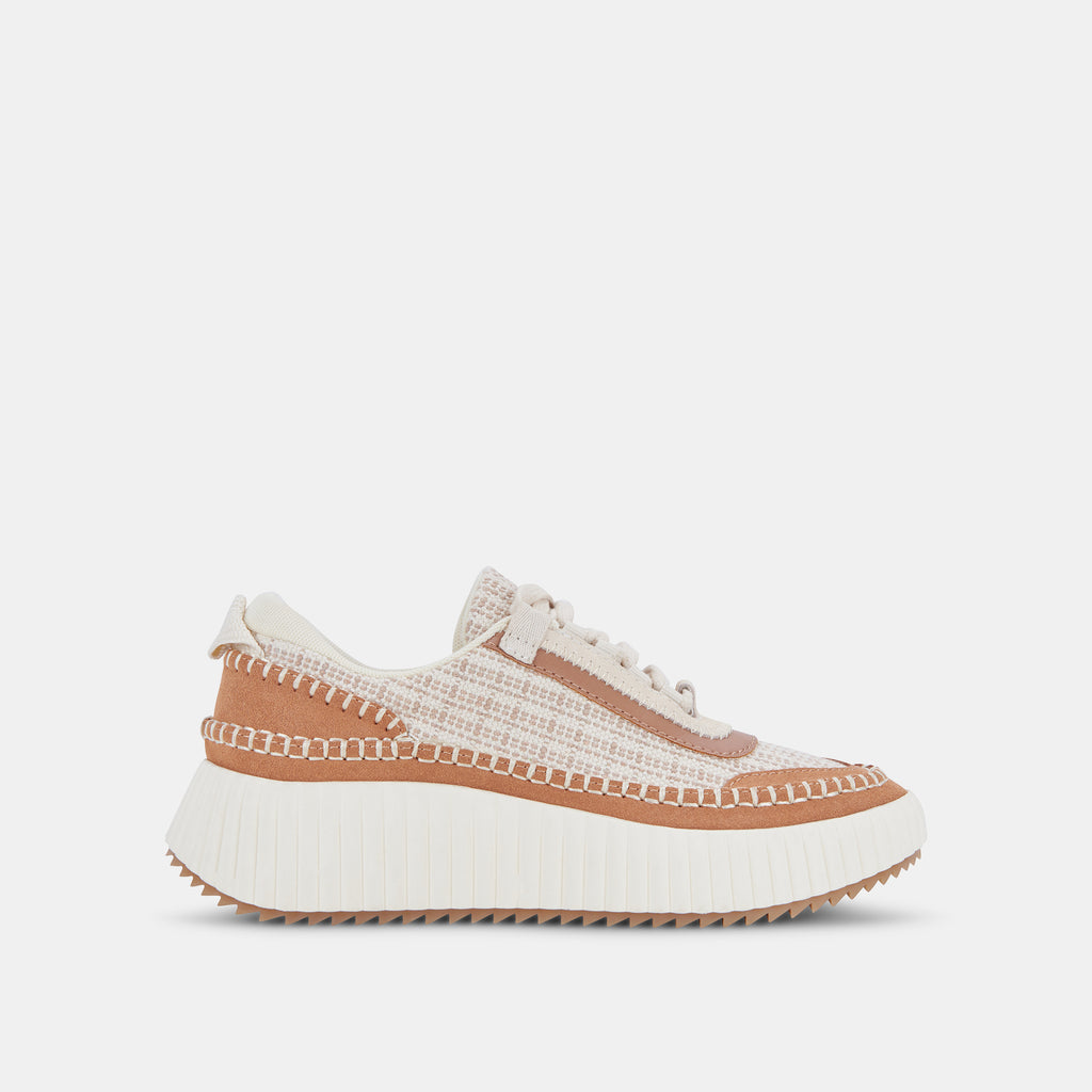 Dolce Vita "Dolen" Sneaker-Brown Multi Woven