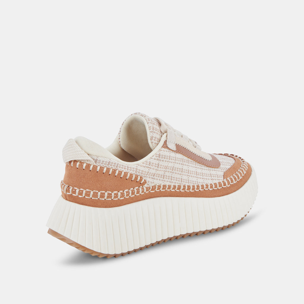 Dolce Vita "Dolen" Sneaker-Brown Multi Woven