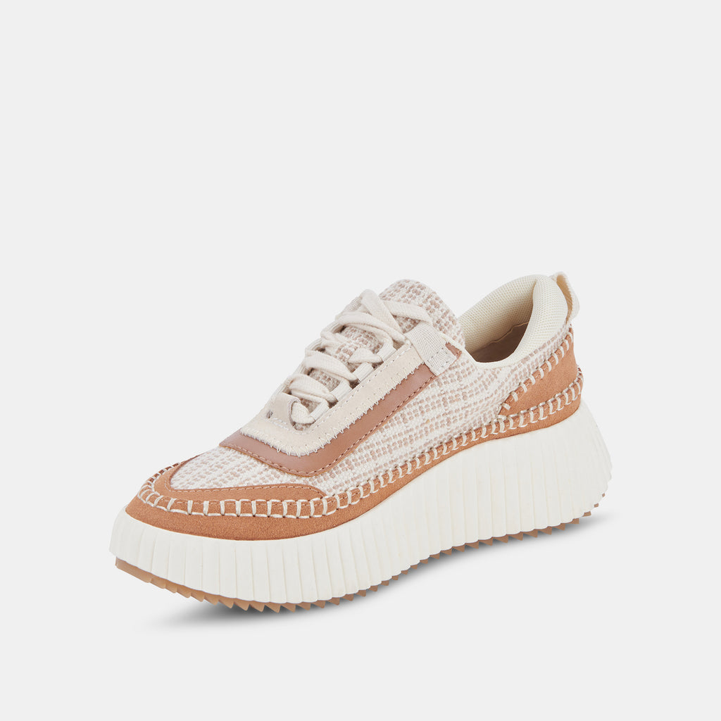 Dolce Vita "Dolen" Sneaker-Brown Multi Woven