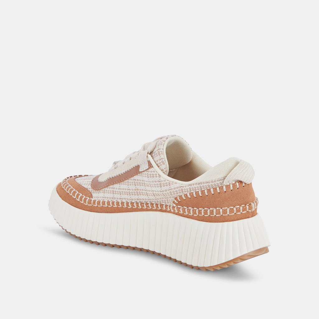Dolce Vita "Dolen" Sneaker-Brown Multi Woven