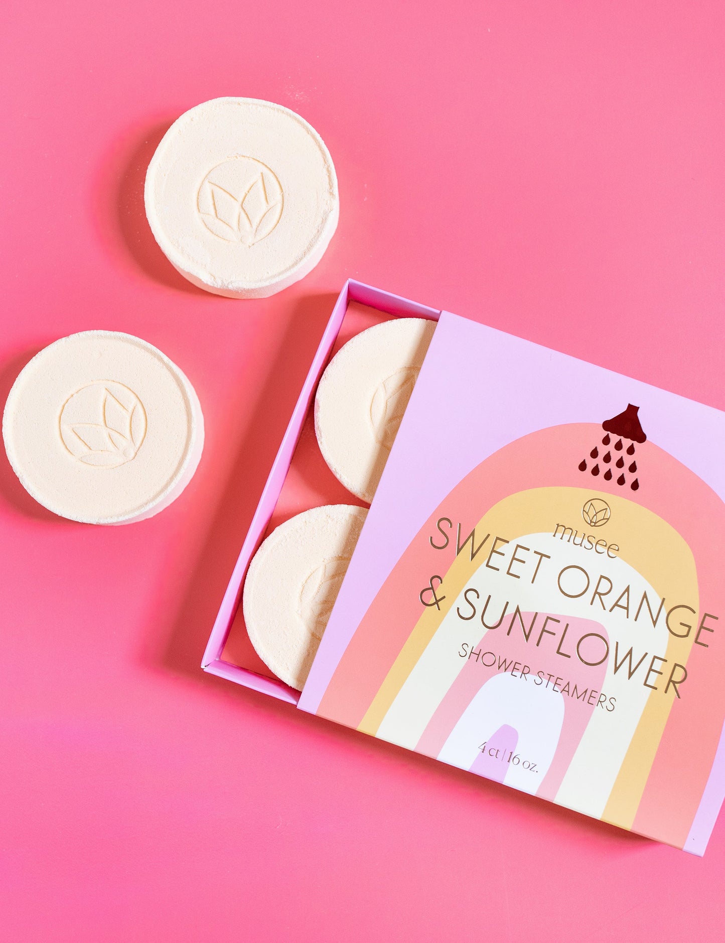 Musee Bath "Sweet Orange & Sunflower" Shower Steamers