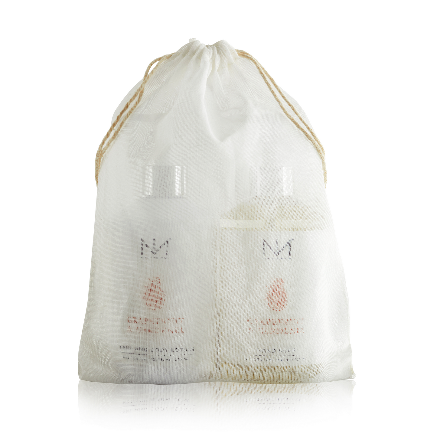 Niven Morgan "Grapefruit & Gardenia" Soap & Lotion Set