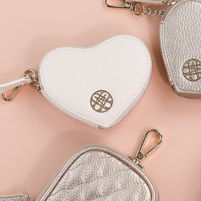 Natalie Wood Designs Heart Link Pouch - Available in 3 Colors