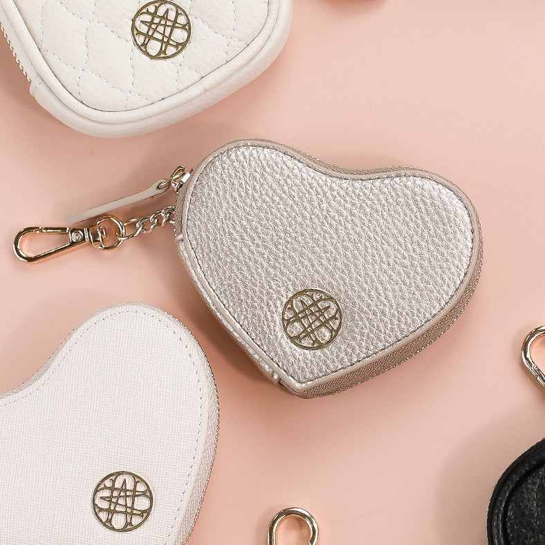 Natalie Wood Designs Heart Link Pouch - Available in 3 Colors