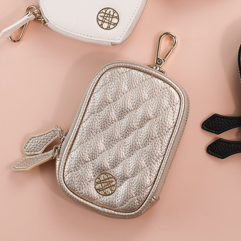 Natalie Wood Designs “Grace” Link Pouch- Gold Metallic