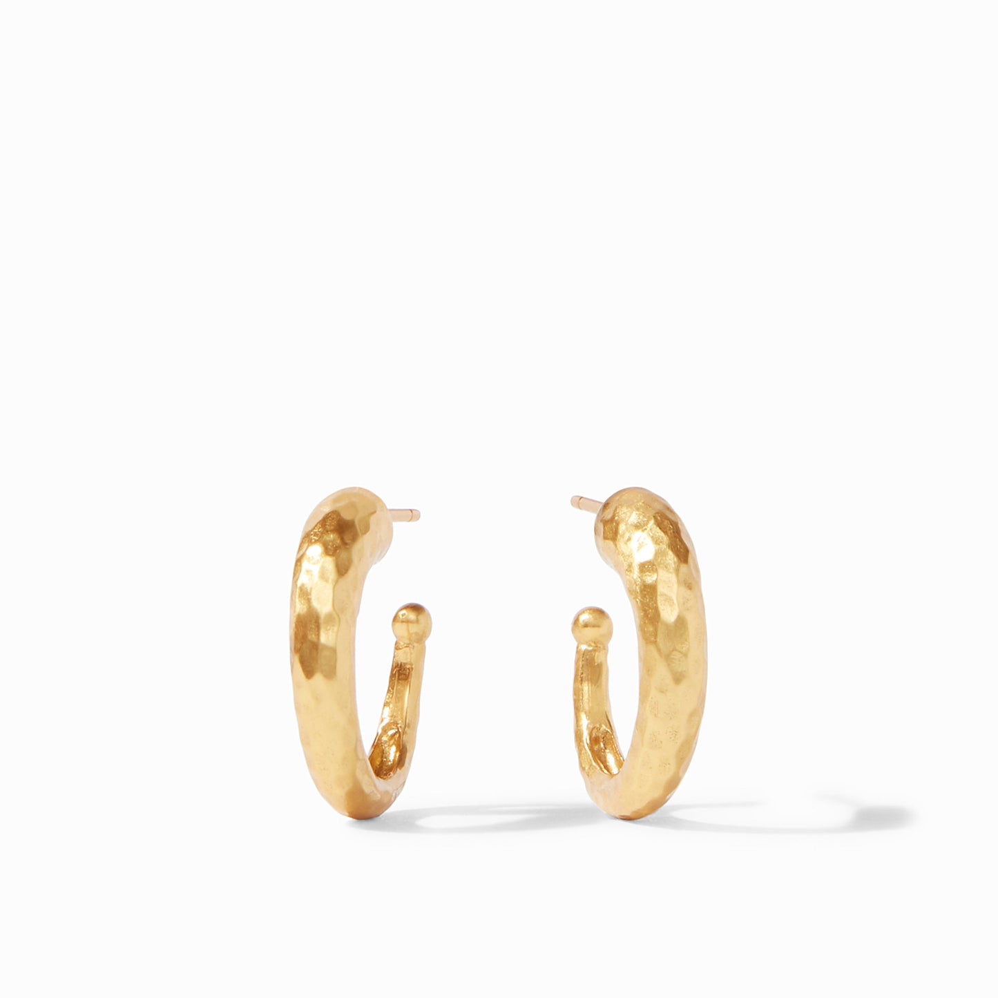 Julie Vos "Hammered" Hoop Gold - Small