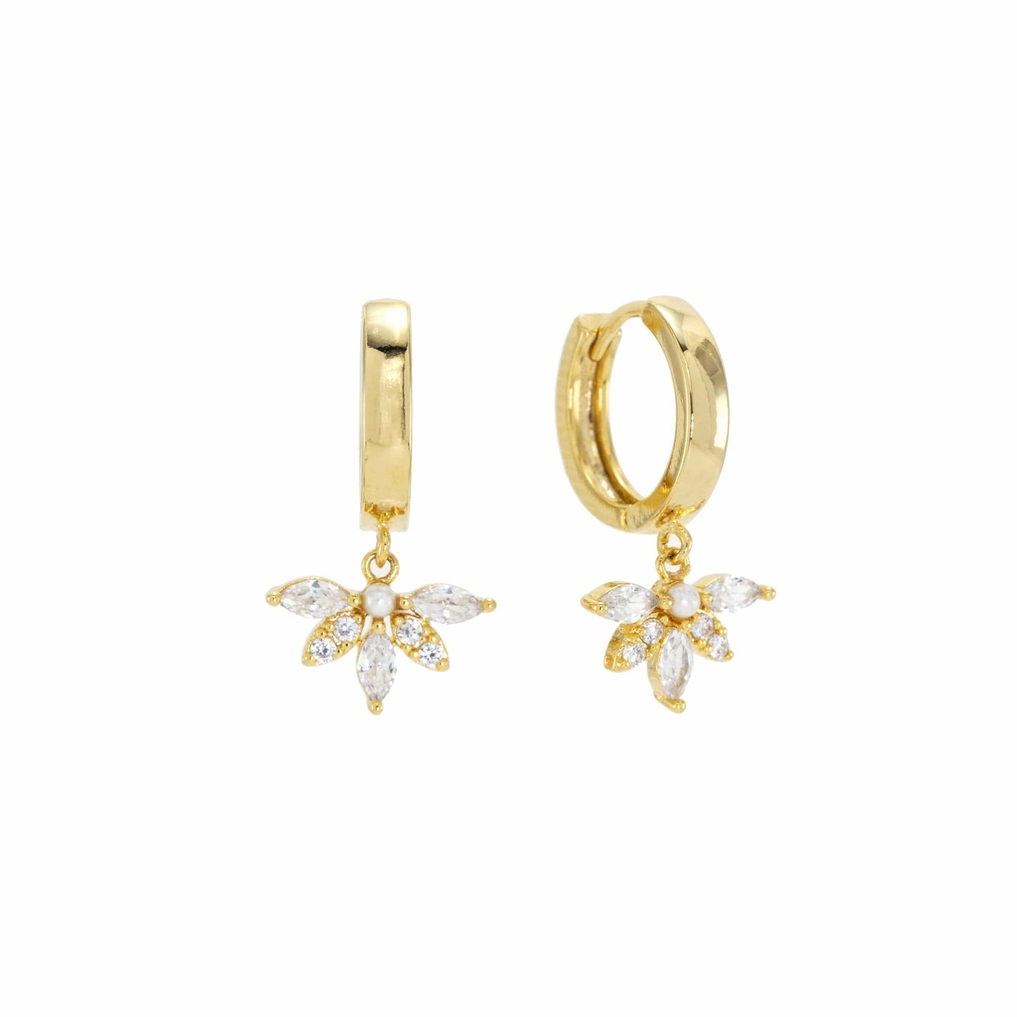 Lovers Tempo “Harlowe” Hoop Earrings-Gold