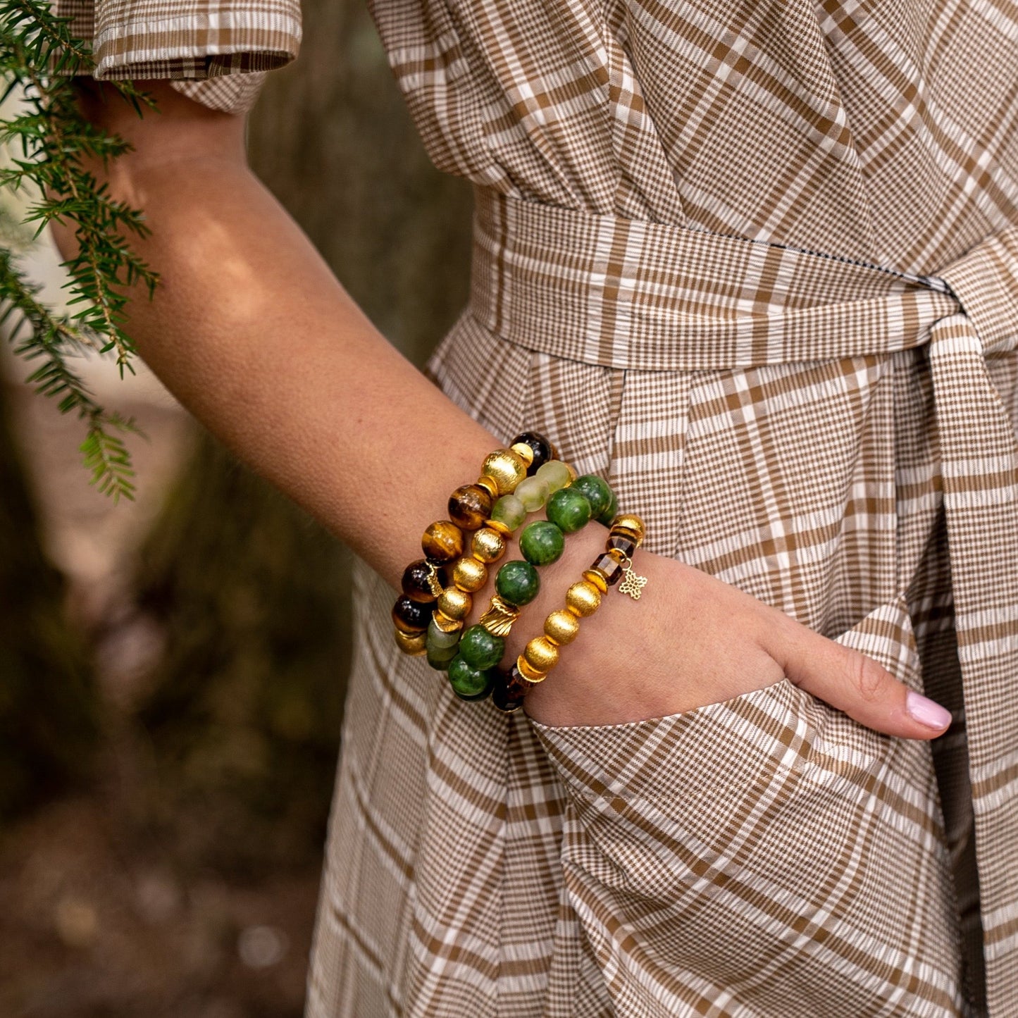 Hazen & Co. "Molly" Bracelet-Tiger Eye