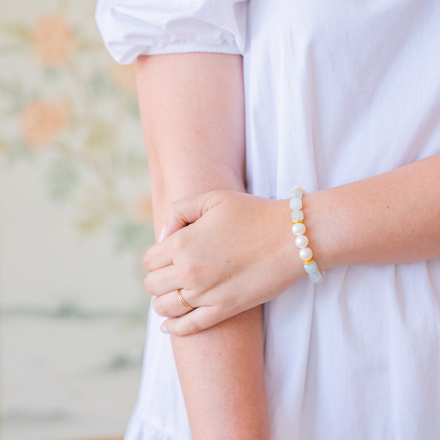 Hazen & Co. "Mary" Bracelet-Aquamarine