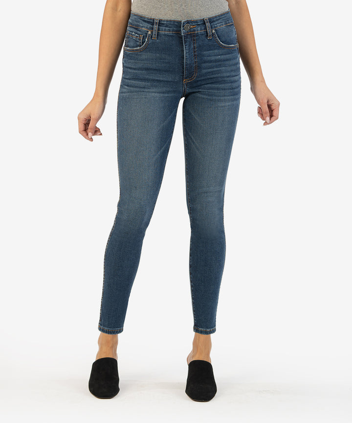 Kut from the Kloth "Connie" High Rise Fab Ab Ankle-Tame