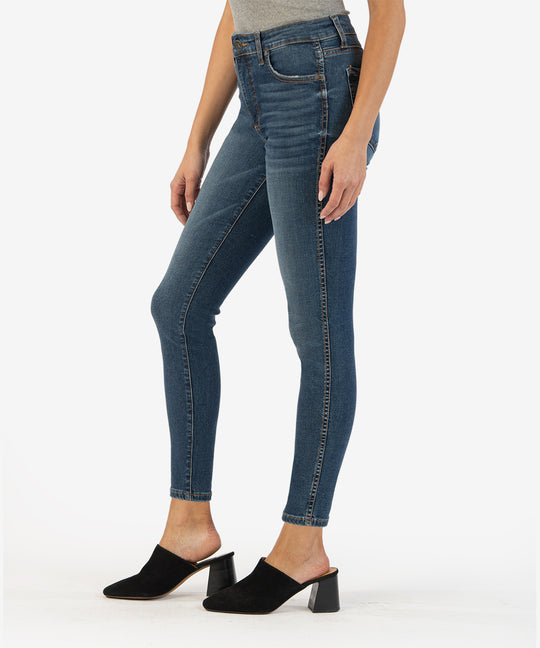 Kut from the Kloth "Connie" High Rise Fab Ab Ankle-Tame