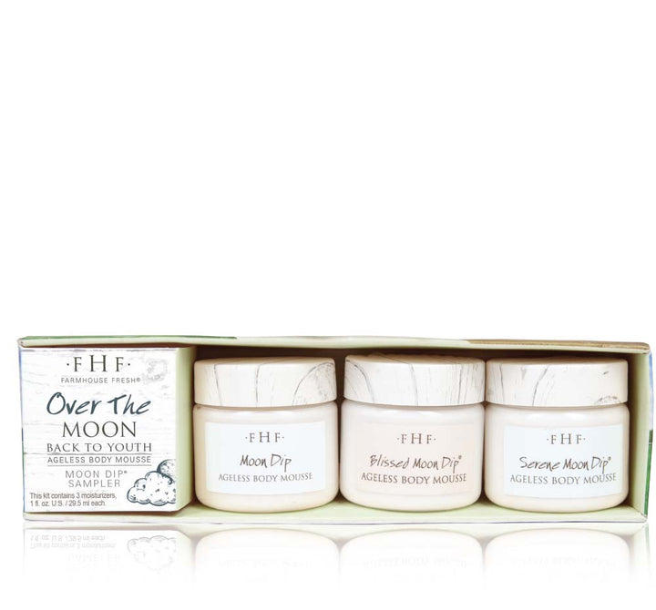 Farmhouse Fresh Over The Moon – Moon Dip® Body Mousse Sampler
