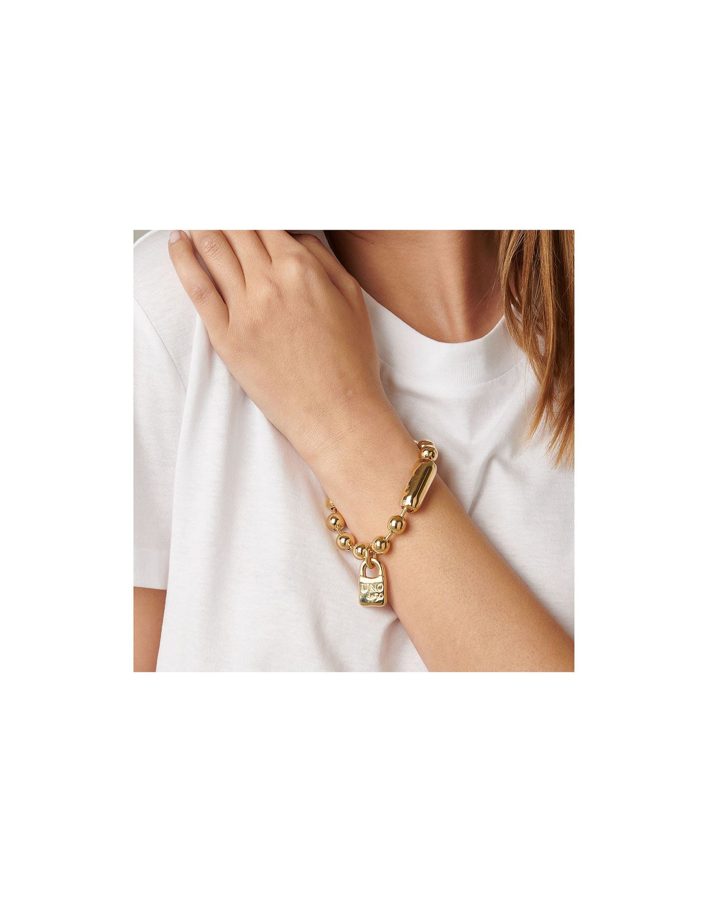 Uno de 50 "Snowflake" Bracelet-Gold