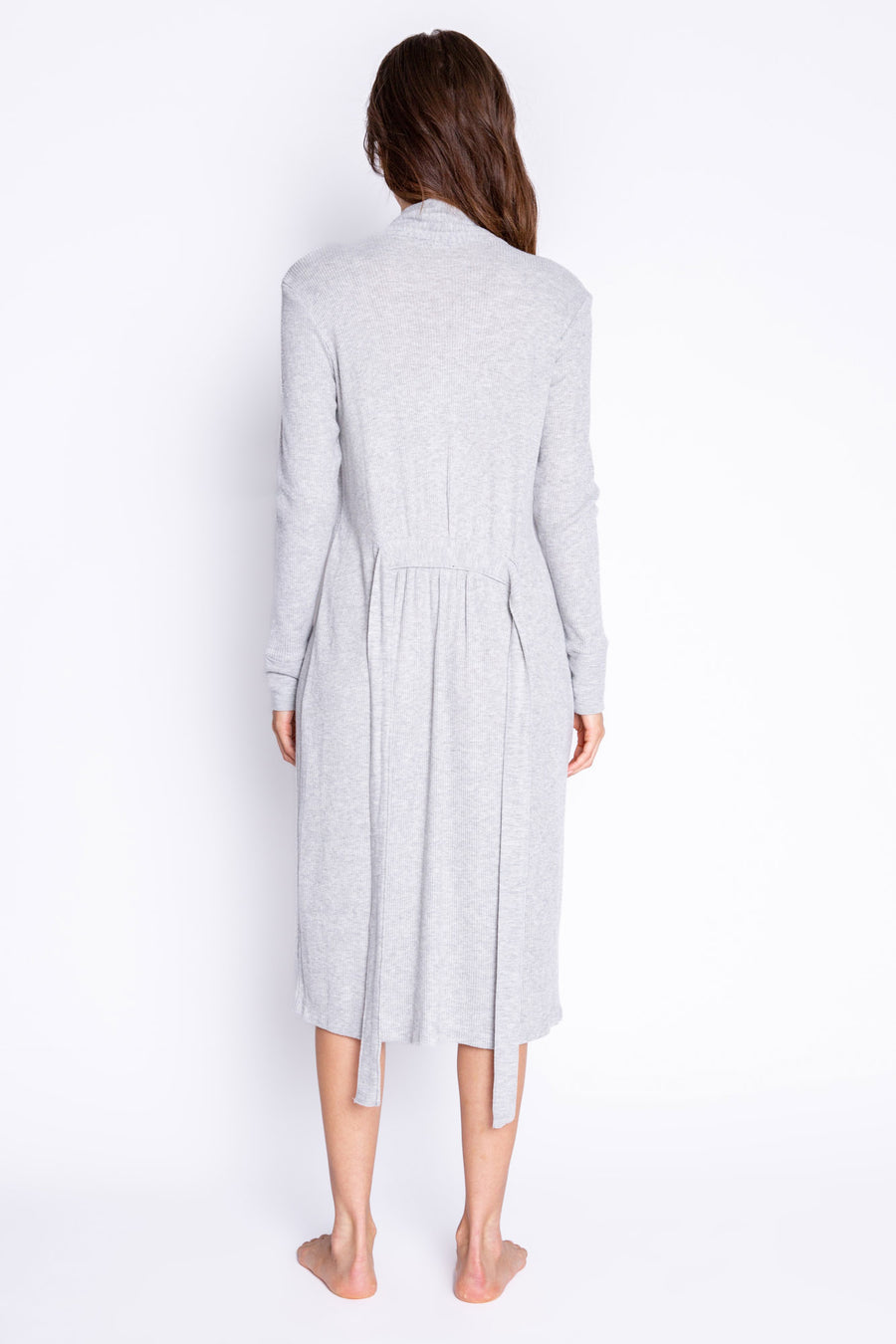 PJ Salvage Texture Essential Robe-Grey