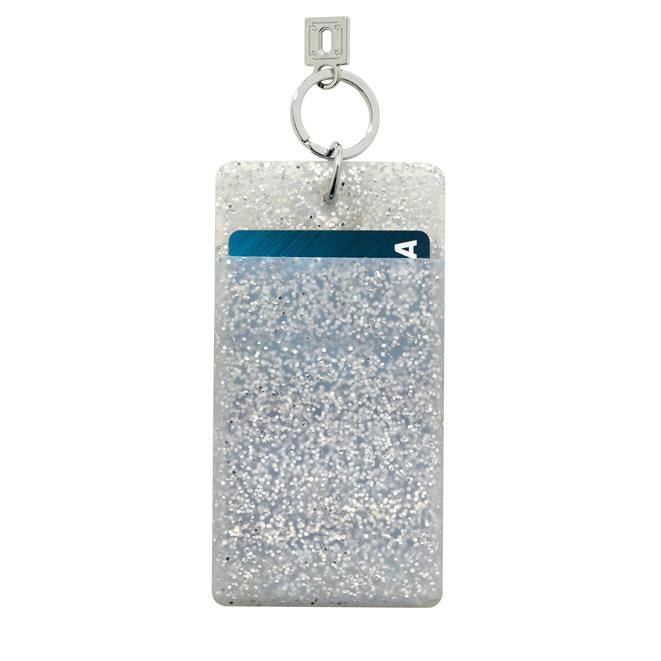 Oventure Silicone ID Case - Silver Confetti