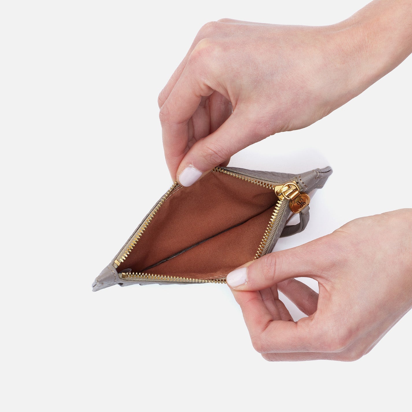 Hobo Bags “Carte” Card Case-Graphite