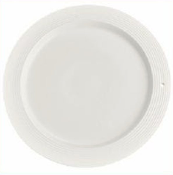 B9 Nora Fleming Round Platter-Pinstripes