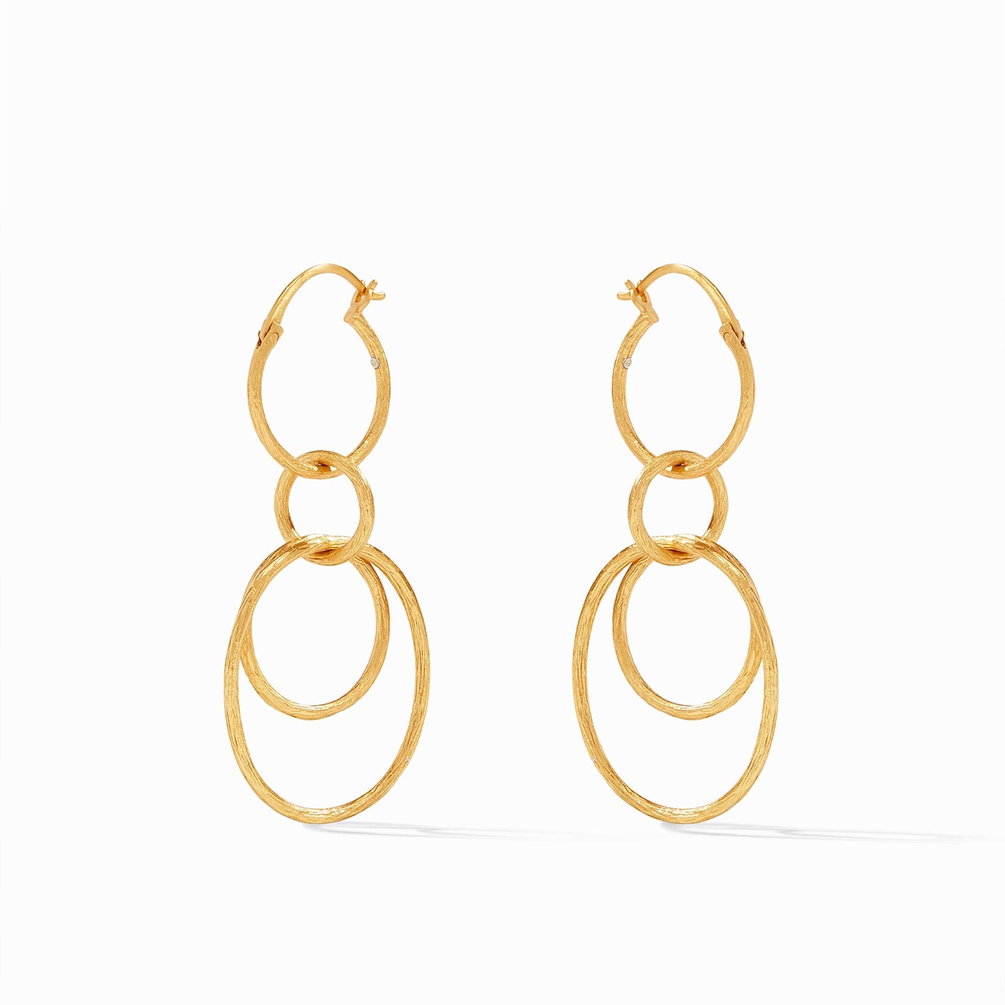 Julie Vos "Simone" 3-in-1 Earring Gold
