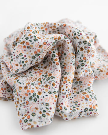 Little Unicorn Cotton Muslin Swaddle Blanket Set - Pressed Petals