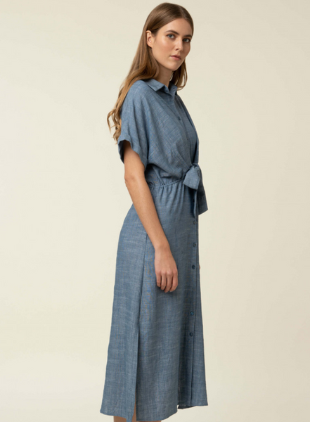 FRNCH "Alienor" Dress- Bleu Azur