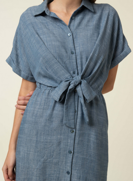 FRNCH "Alienor" Dress- Bleu Azur