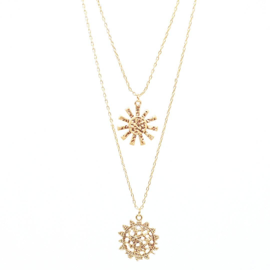 Bling Bar "Girasole" Double Necklace