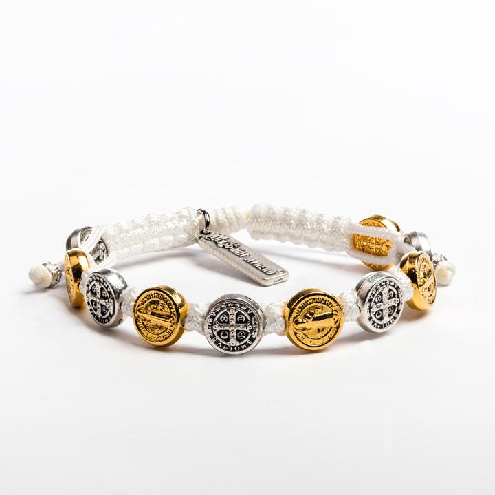 My Saint My Hero Blessing Bracelet- Mixed/White