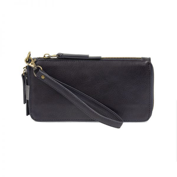 Joy Susan Chloe Zip Around Wristlet-Midnight