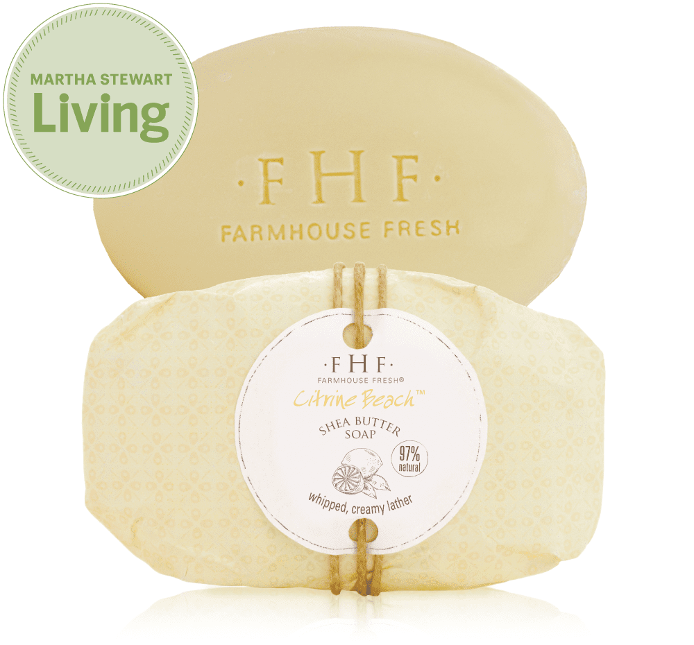 Farmhouse Fresh Citrine Beach Shea Butter Soap Wrapped 5.25oz