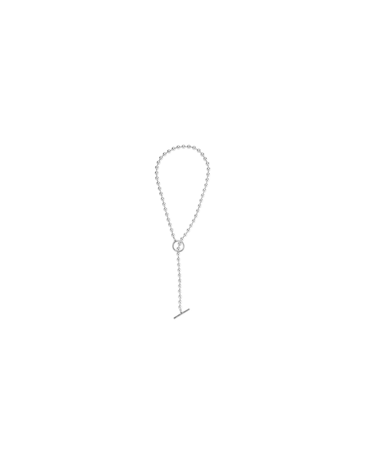 Uno de 50 "Off/On" Necklace-Silver