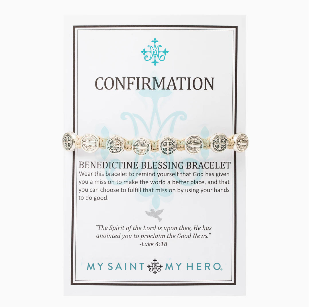 My Saint My Hero Confirmation Blessing Bracelet