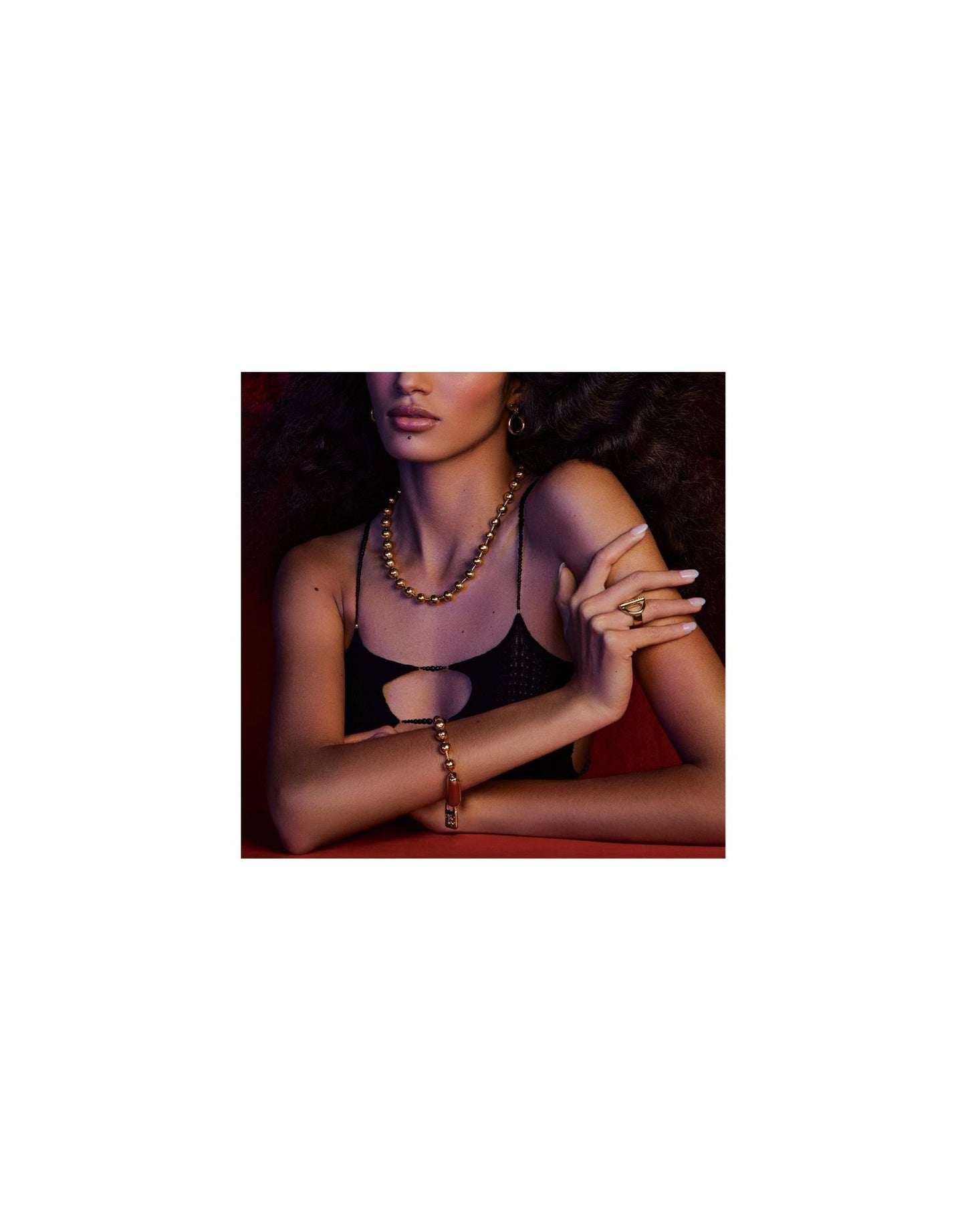 Uno de 50 "Snowflake" Necklace-Gold