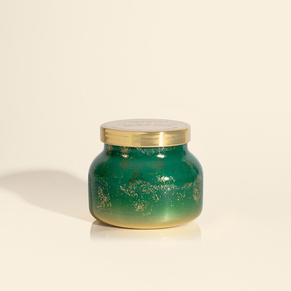 Capri Blue Glimmer Petite Jar 8oz- Crystal Pine